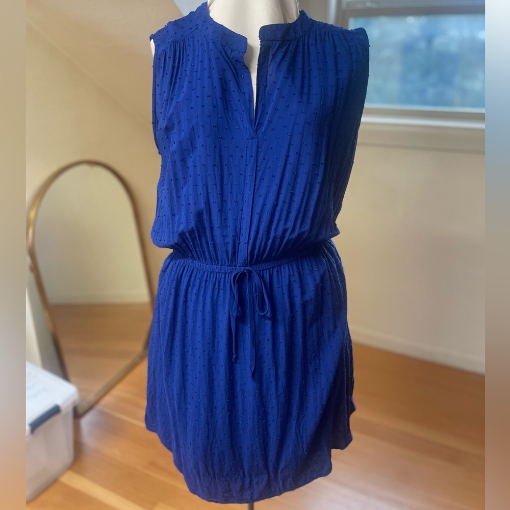 Bobeau Sleeveless Blue Summer Dress